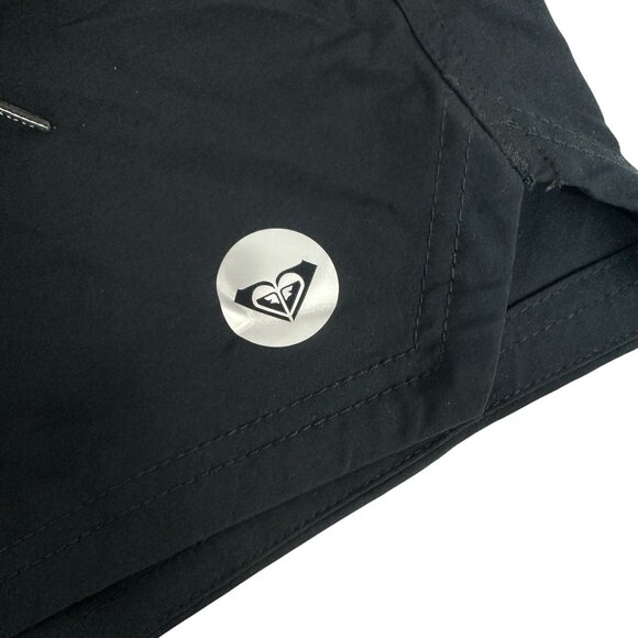Roxy Womens 4-Way Stretch Black Boardshorts Size M Eco-Friendly Swimwear - Picture 3 of 15